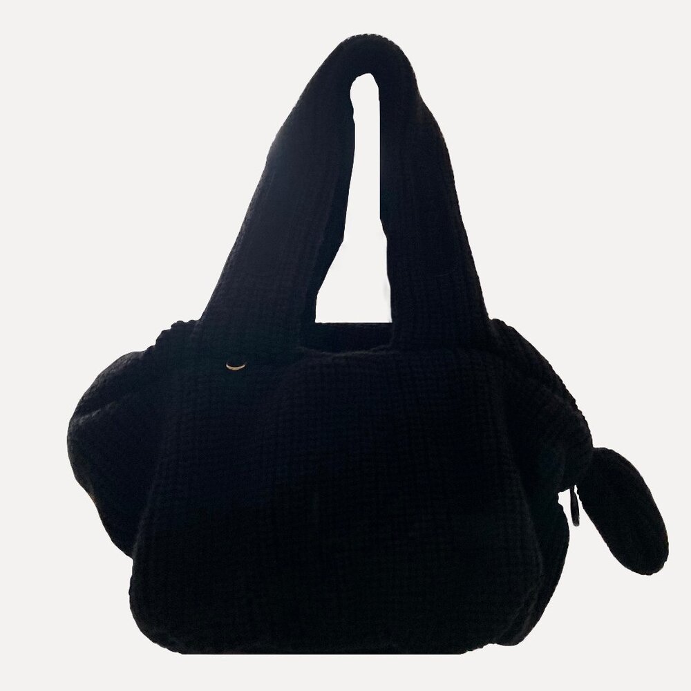 See by Chloe Black Knitted Satchel Bag